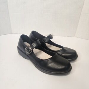 Refresh Black Mary Janes Buckle Womens Size 10